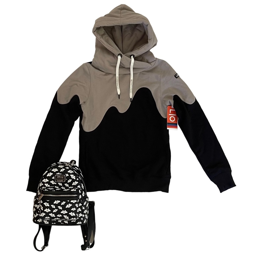 NWT Local Interstellar Outfitters Black/Grey Laguna Hoodie